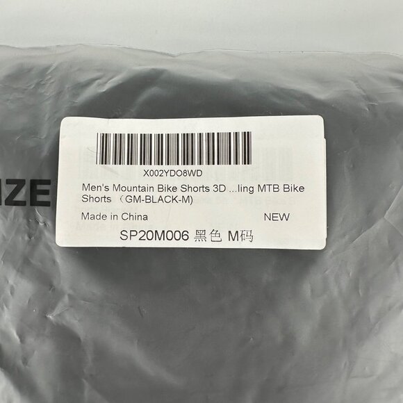 NWT Spowind Mens Black Cycling Shorts Pockets Padded Cushion Size M - Picture 13 of 13